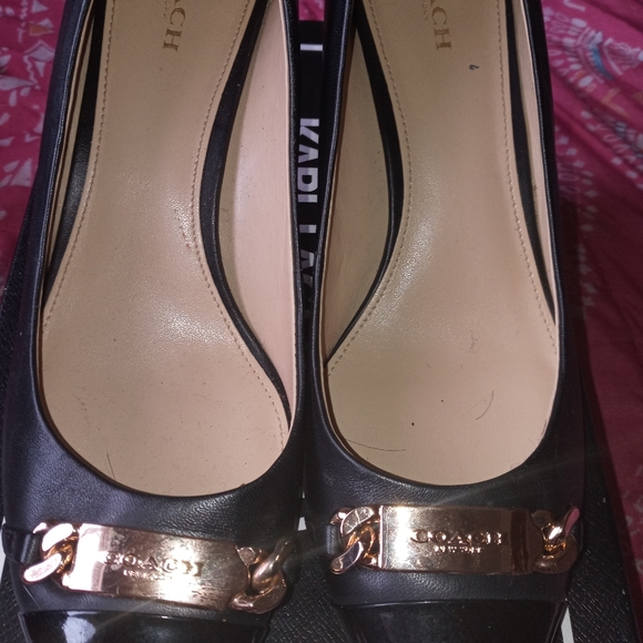Coach pumps size 10 pre-owned - Picture 4 of 5